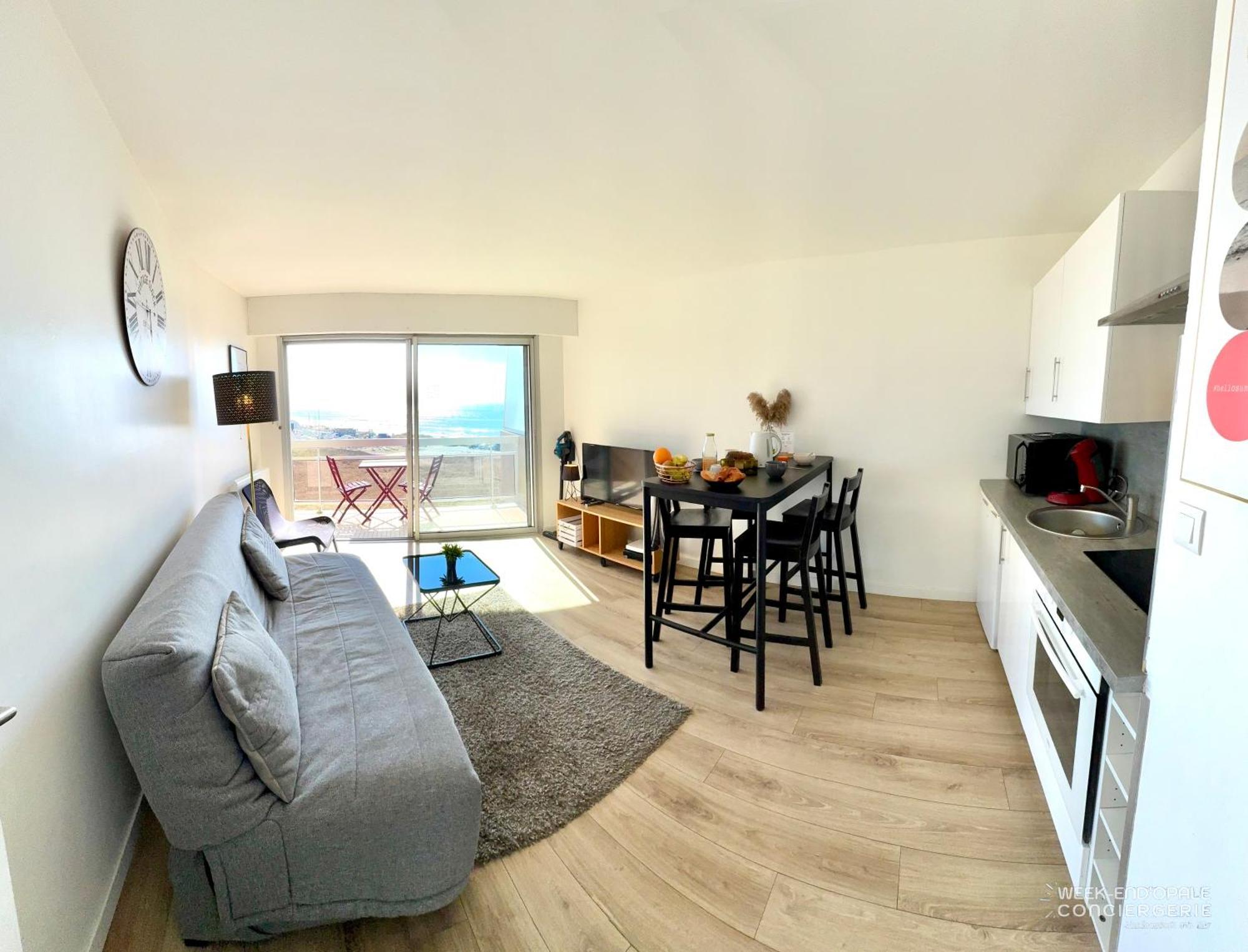 Appartement Vue Mer au pied de la plage de Merlimont Extérieur photo