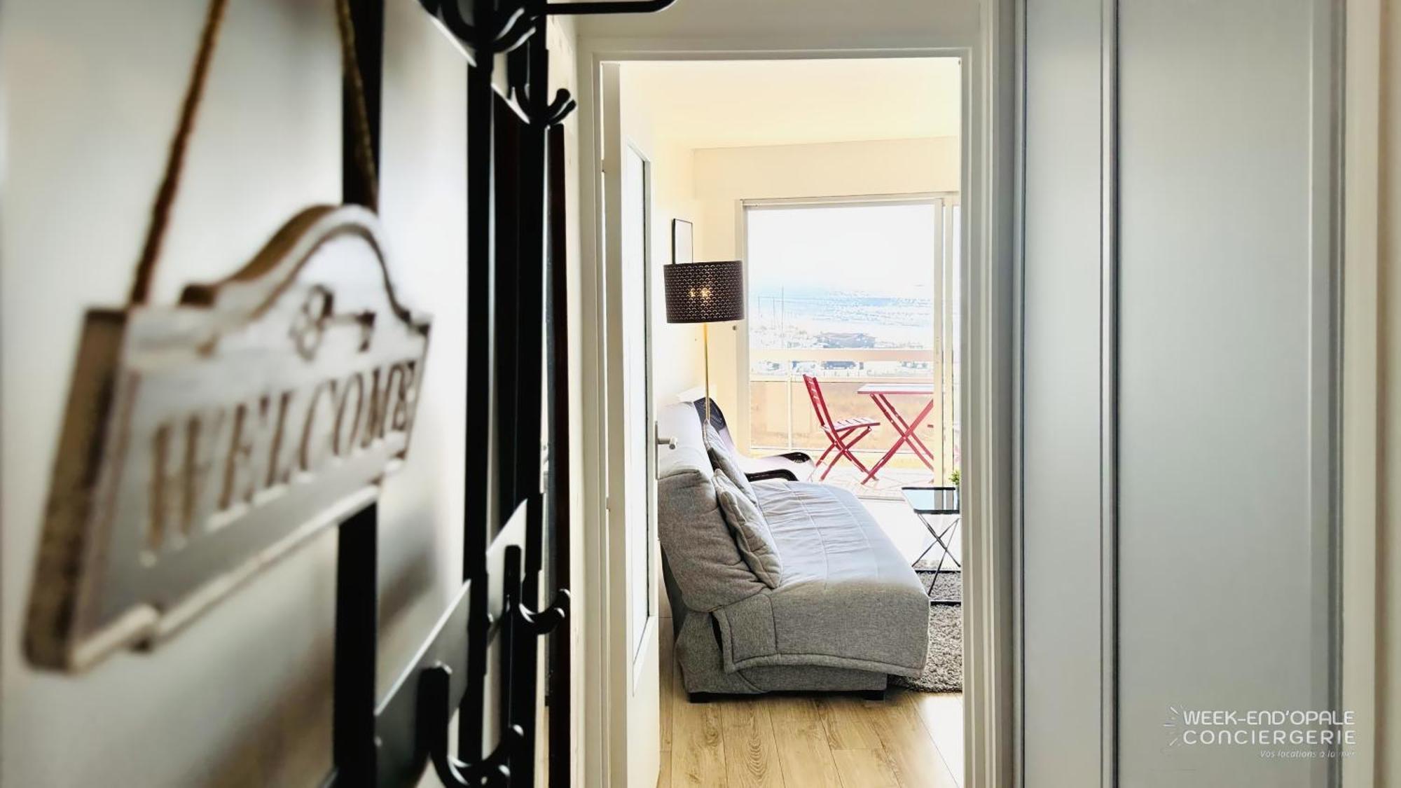 Appartement Vue Mer au pied de la plage de Merlimont Extérieur photo