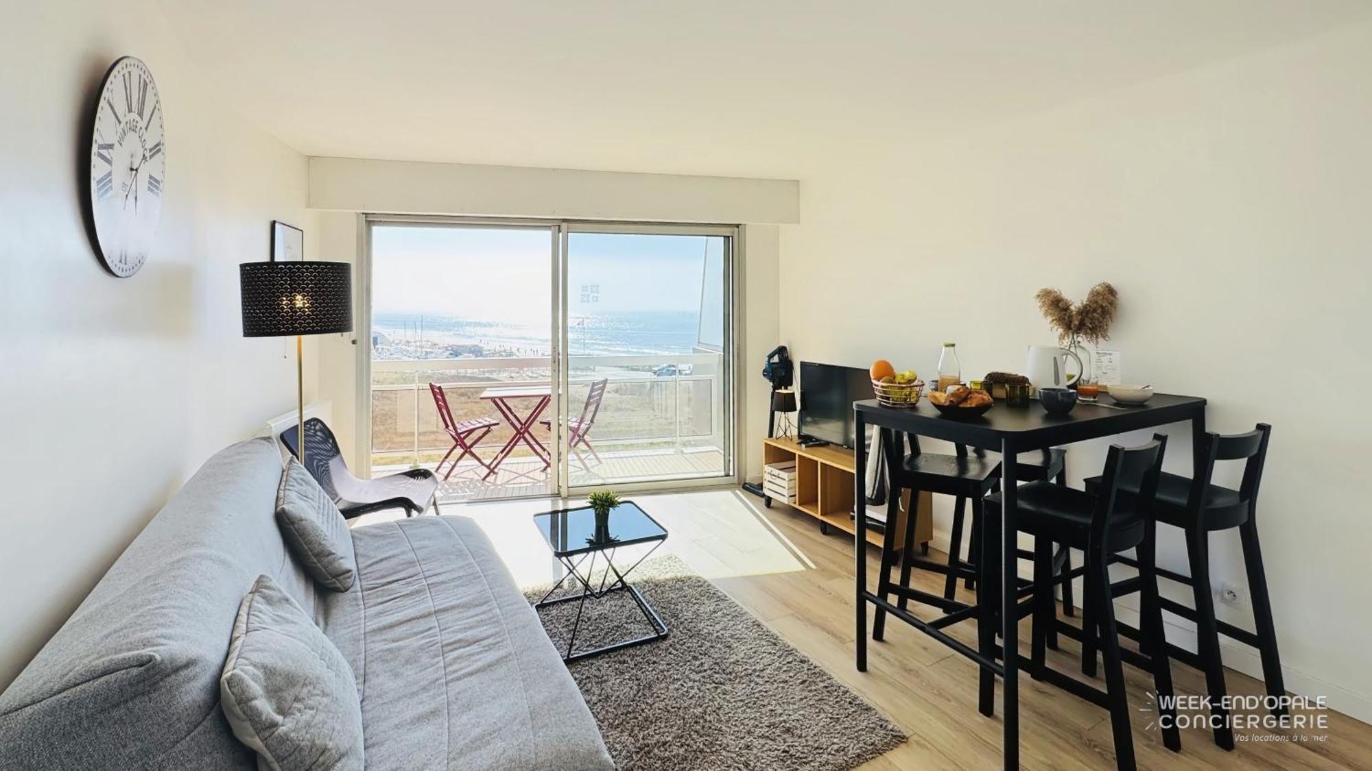Appartement Vue Mer au pied de la plage de Merlimont Extérieur photo