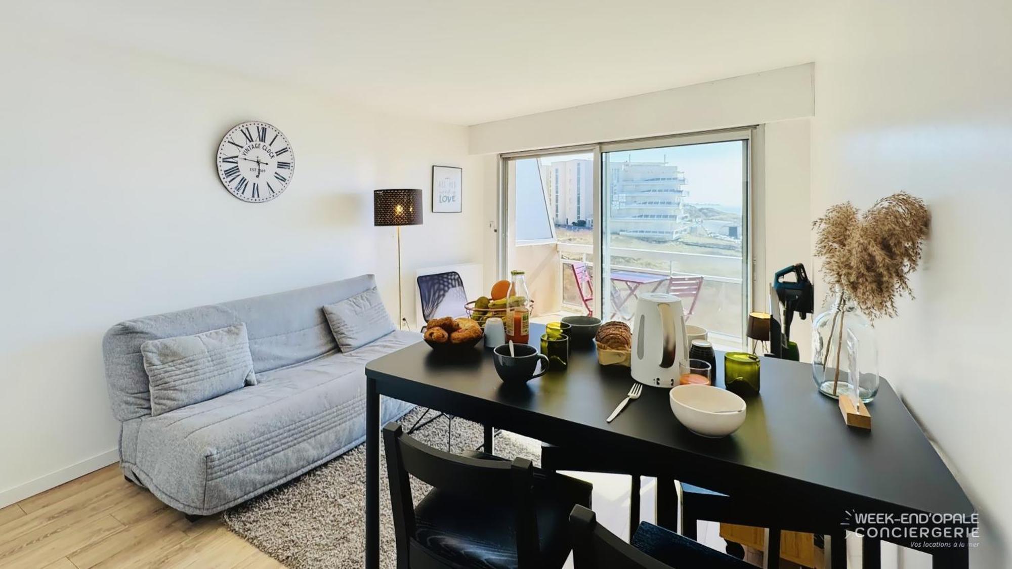 Appartement Vue Mer au pied de la plage de Merlimont Extérieur photo